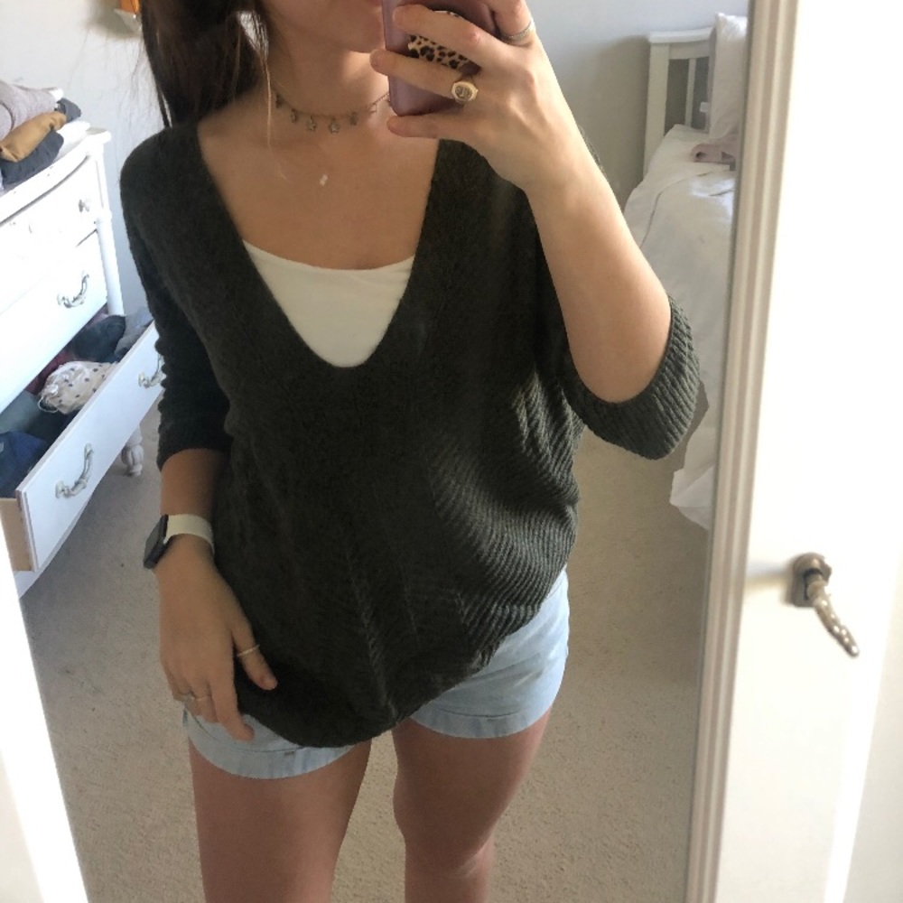 grey lounge sweater
